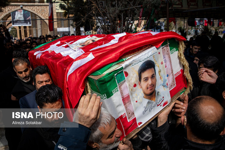 مراسم تشییع پیکر شهدای تجاوز آمریکا و رژیم صهیونیستی - تهران