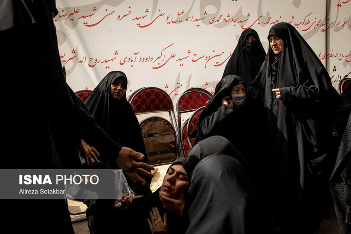 مراسم تشییع پیکر شهدای تجاوز آمریکا و رژیم صهیونیستی - تهران