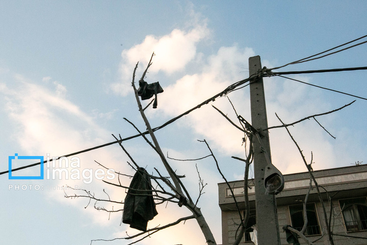 حمله هوایی به منازل مسکونی در تهران