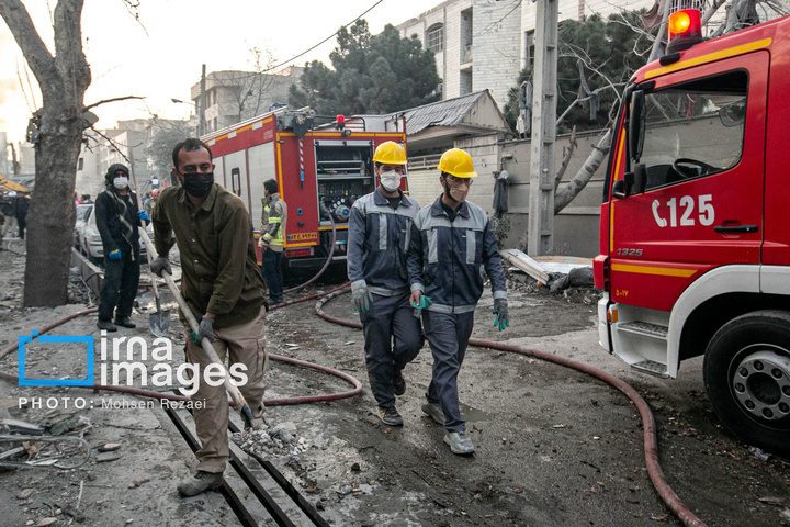 حمله هوایی به منازل مسکونی در تهران
