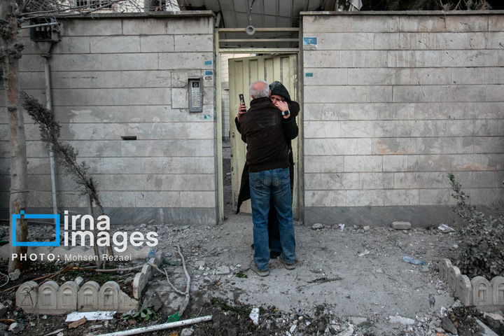 حمله هوایی به منازل مسکونی در تهران