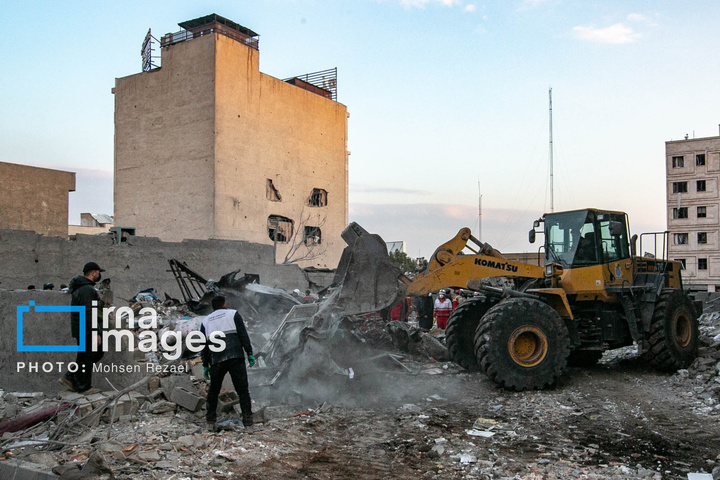 حمله هوایی به منازل مسکونی در تهران