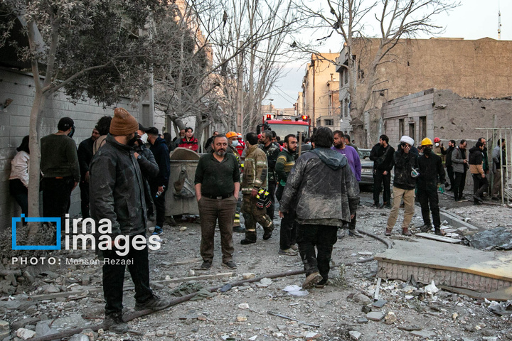 حمله هوایی به منازل مسکونی در تهران
