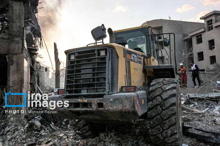 حمله هوایی به منازل مسکونی در تهران