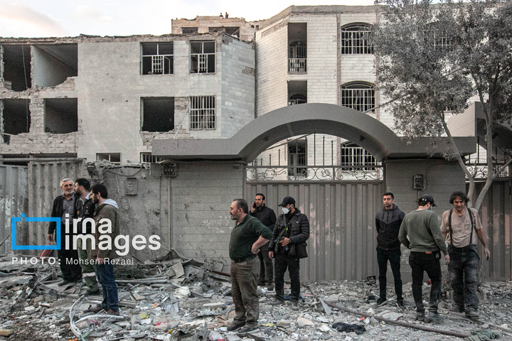 حمله هوایی به منازل مسکونی در تهران