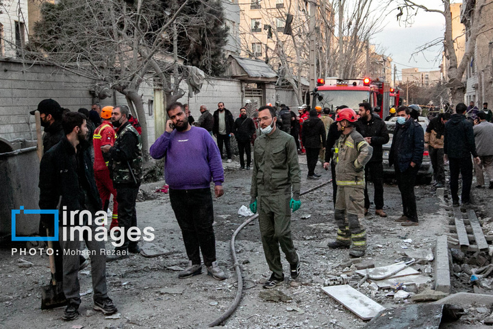 حمله هوایی به منازل مسکونی در تهران