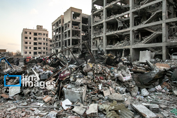 حمله هوایی به منازل مسکونی در تهران