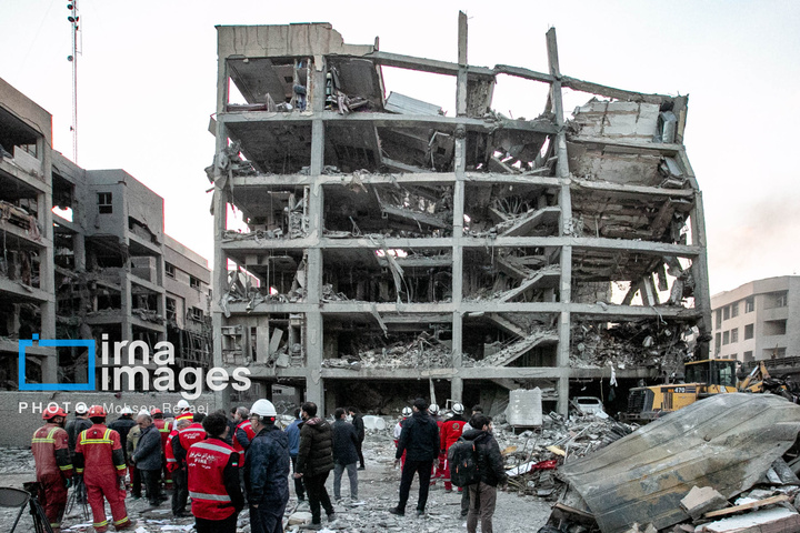 حمله هوایی به منازل مسکونی در تهران