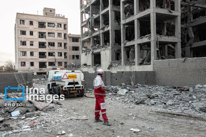 حمله هوایی به منازل مسکونی در تهران