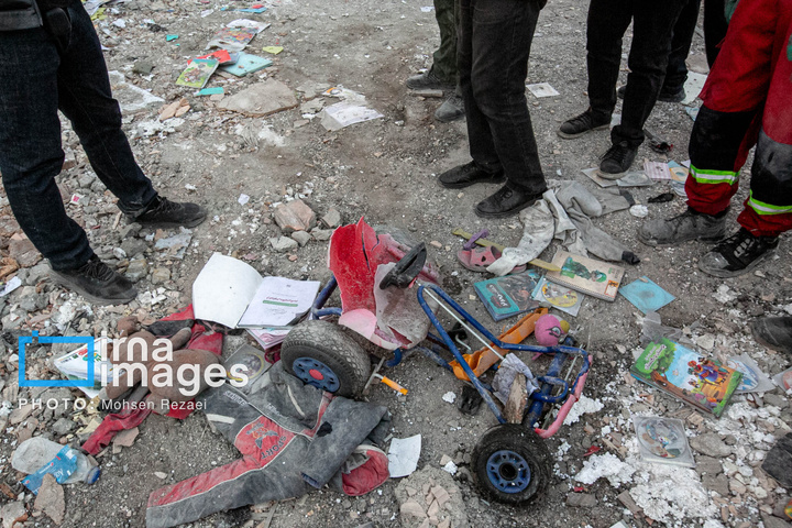 حمله هوایی به منازل مسکونی در تهران