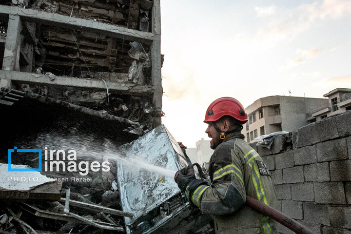 حمله هوایی به منازل مسکونی در تهران