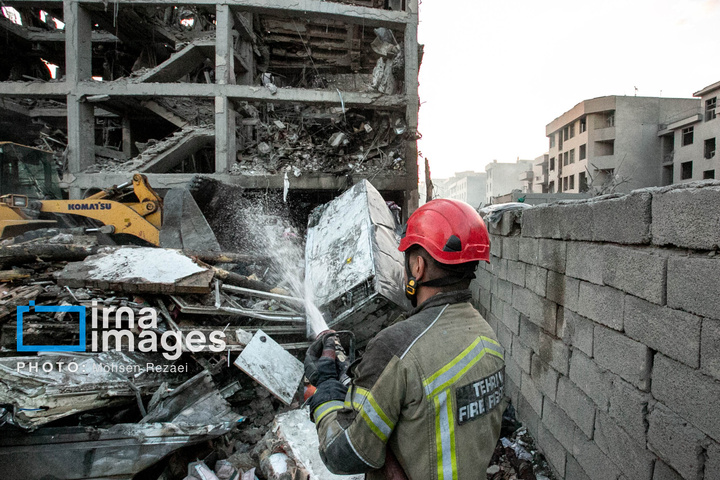 حمله هوایی به منازل مسکونی در تهران