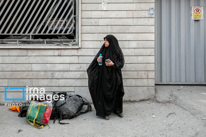 حمله هوایی به منازل مسکونی در تهران