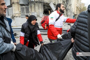 آسیب دیدگان و شهدای حمله موشکی به اتوبان شهید باقری تهران
حاوی تصاویر دلخراش