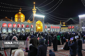 احیای شب بیست و یکم رمضان - حرم مطهر رضوی