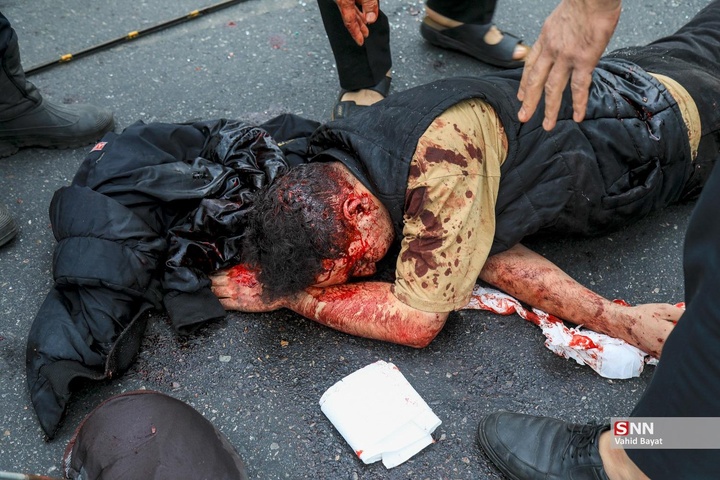آسیب دیدگان و شهدای حمله موشکی به اتوبان شهید باقری تهران حاوی تصاویر دلخراش