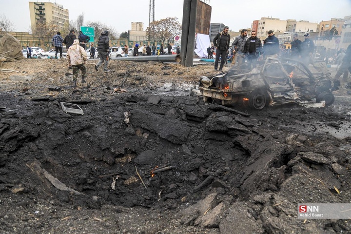 آسیب دیدگان و شهدای حمله موشکی به اتوبان شهید باقری تهران حاوی تصاویر دلخراش