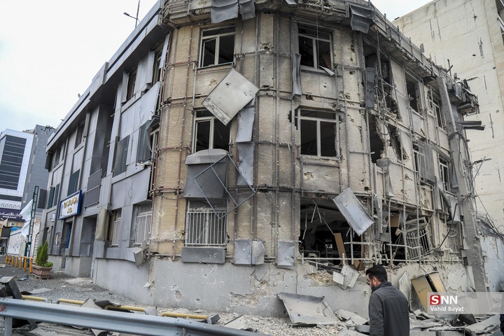 آسیب دیدگان و شهدای حمله موشکی به اتوبان شهید باقری تهران حاوی تصاویر دلخراش