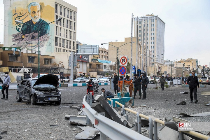 آسیب دیدگان و شهدای حمله موشکی به اتوبان شهید باقری تهران حاوی تصاویر دلخراش