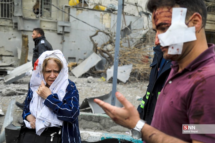 آسیب دیدگان و شهدای حمله موشکی به اتوبان شهید باقری تهران حاوی تصاویر دلخراش