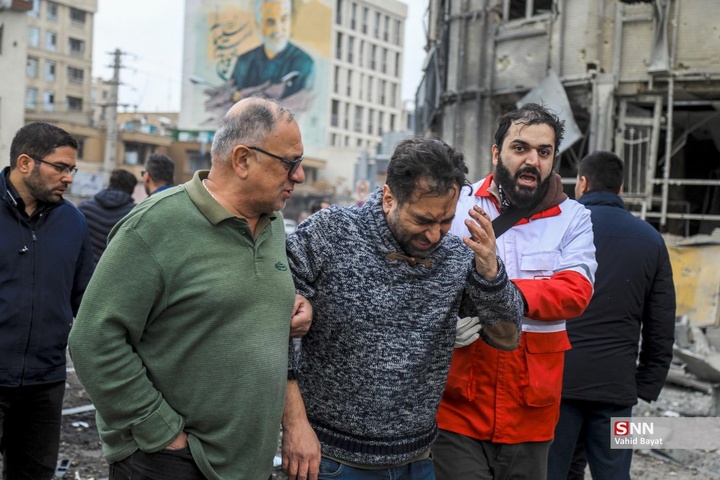 آسیب دیدگان و شهدای حمله موشکی به اتوبان شهید باقری تهران حاوی تصاویر دلخراش