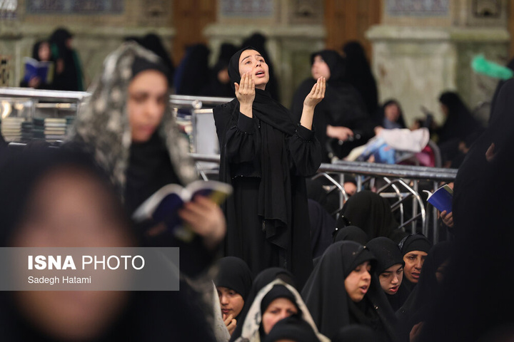 احیای شب بیست و یکم رمضان - حرم مطهر رضوی