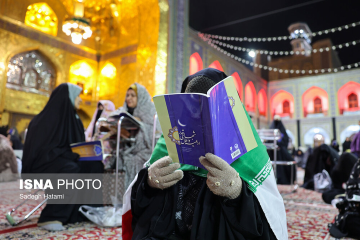 احیای شب بیست و یکم رمضان - حرم مطهر رضوی