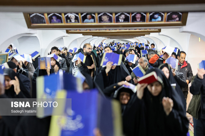 احیای شب بیست و یکم رمضان - حرم مطهر رضوی