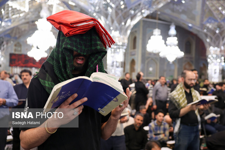 احیای شب بیست و یکم رمضان - حرم مطهر رضوی