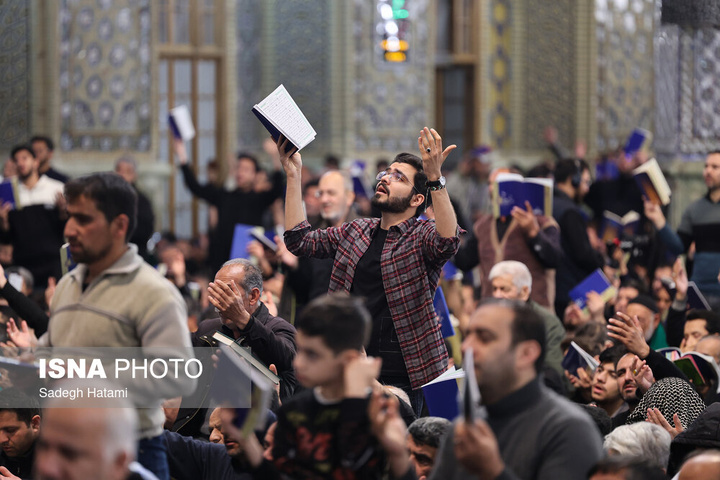 احیای شب بیست و یکم رمضان - حرم مطهر رضوی