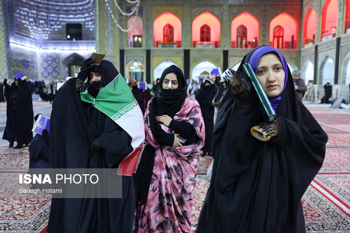 احیای شب بیست و یکم رمضان - حرم مطهر رضوی