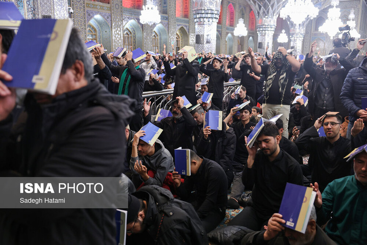 احیای شب بیست و یکم رمضان - حرم مطهر رضوی