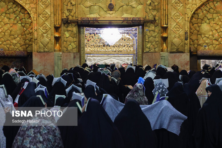 احیای شب بیست و یکم رمضان - حرم مطهر رضوی