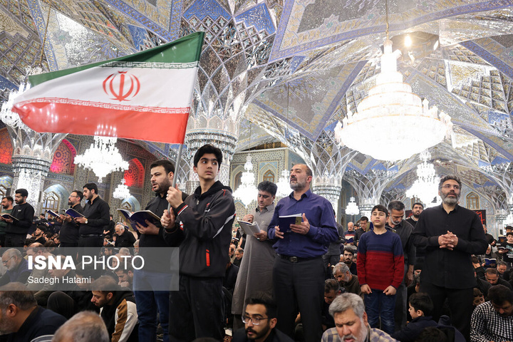 احیای شب بیست و یکم رمضان - حرم مطهر رضوی