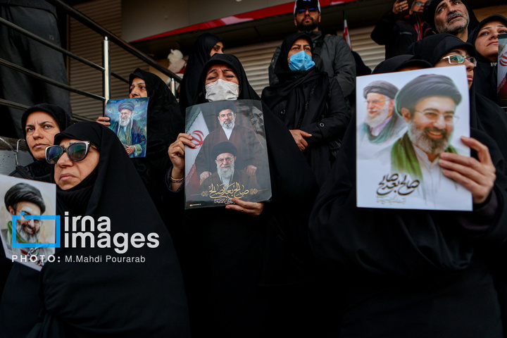 تشییع پیکر ۳۵ شهید در تهران