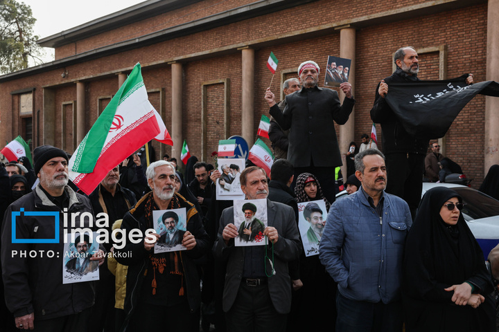 تشییع پیکر ۳۵ شهید در تهران