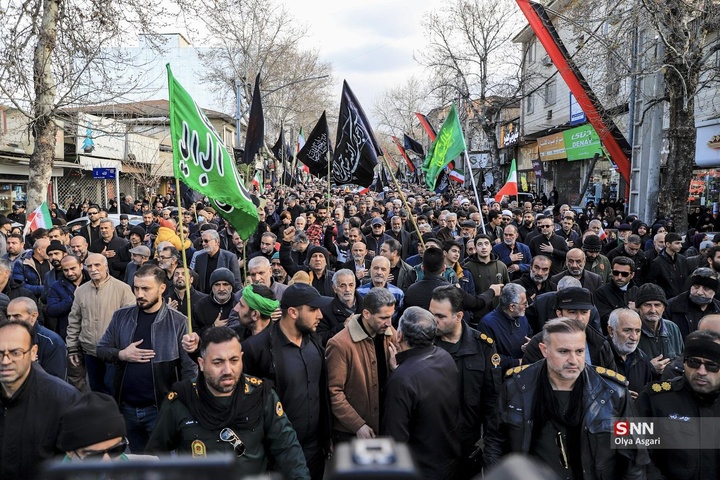 دسته عزاداری روز شهادت حضرت علی علیه السلام در گرگان