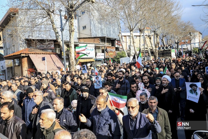 دسته عزاداری روز شهادت حضرت علی علیه السلام در گرگان