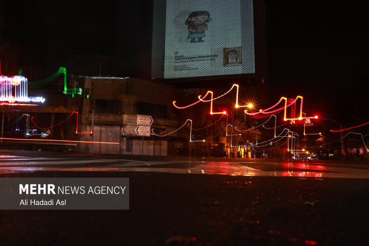 اجرای ویدئو مپینگ بر پیکر ساختمان پلاسکو