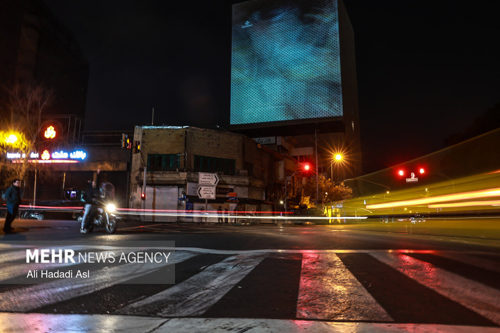 اجرای ویدئو مپینگ بر پیکر ساختمان پلاسکو