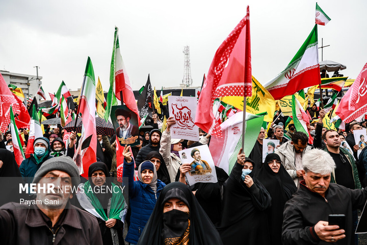 راهپیمایی روز قدس در تهران