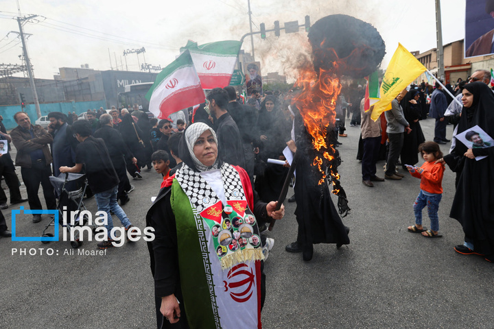 راهپیمایی روز قدس در اهواز