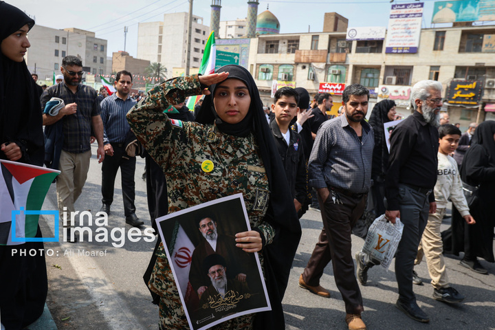 راهپیمایی روز قدس در اهواز