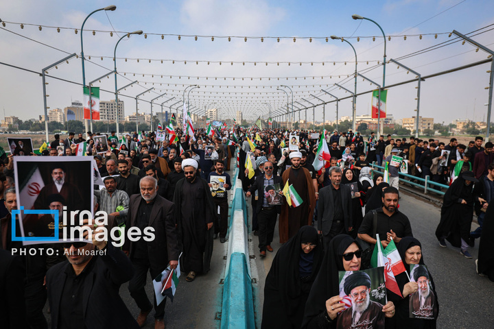 راهپیمایی روز قدس در اهواز