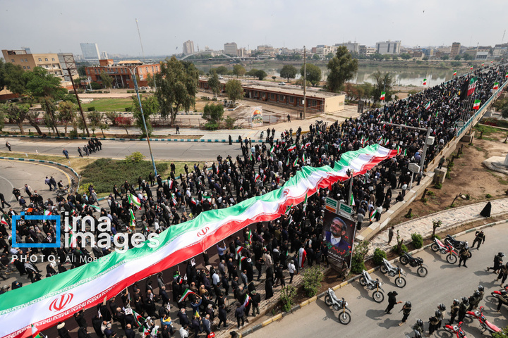 راهپیمایی روز قدس در اهواز