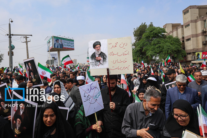 راهپیمایی روز قدس در اهواز