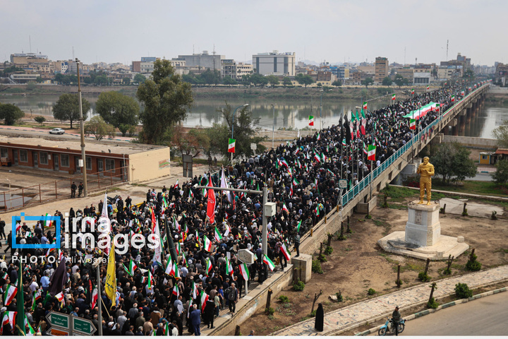 راهپیمایی روز قدس در اهواز