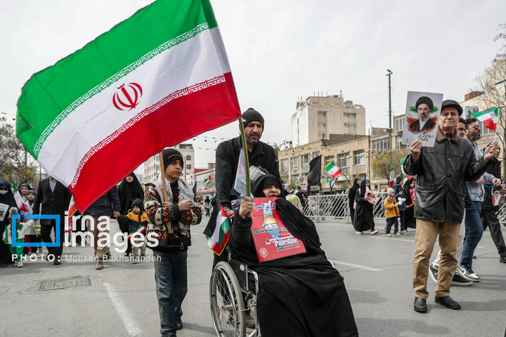 راهپیمایی روز قدس در مشهد