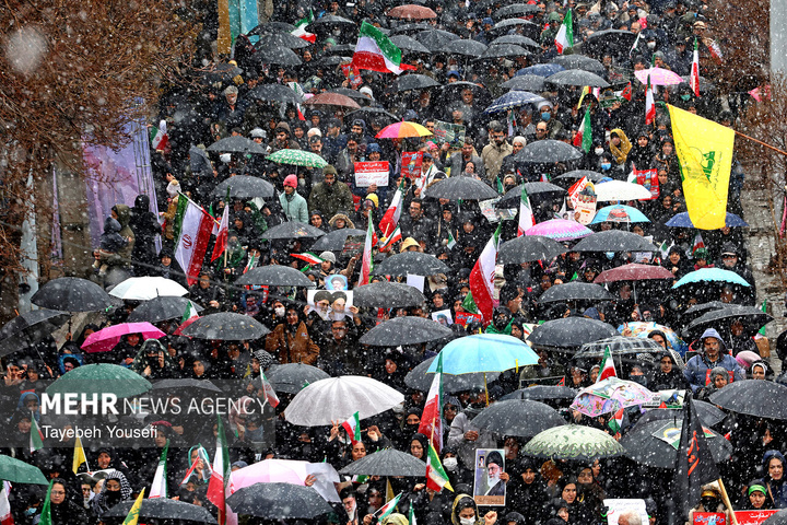 راهپیمایی روز قدس در همدان