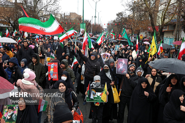 راهپیمایی روز قدس در همدان
